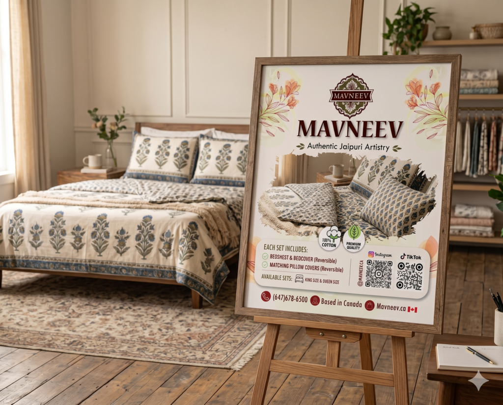 Welcome Sign mavneev jaipuri print artistery